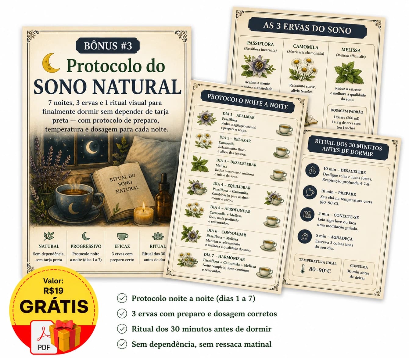 Bônus: Protocolo do Sono Natural